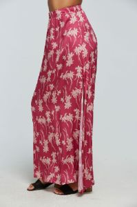 Stretch Silky Basics Side Slit Maxi Skirt sold by Chaser