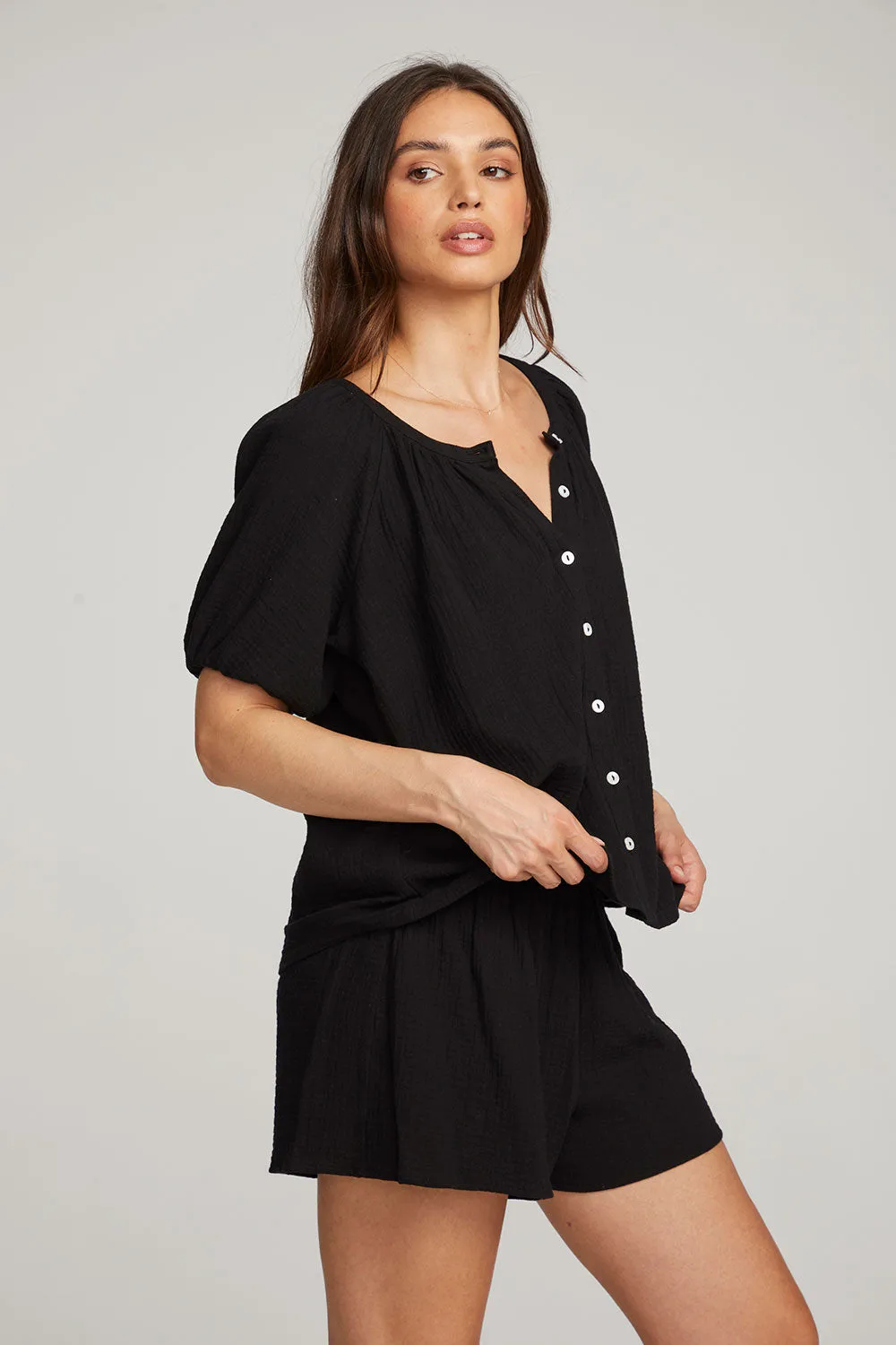 Brentwood Licorice Blouse sold by Chaser product image thumbnail 2