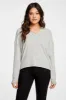 Poor Boy Rib V Neck Thumbhole Pullover Hoodie sold by Chaser