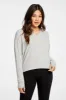 Poor Boy Rib V Neck Thumbhole Pullover Hoodie sold by Chaser