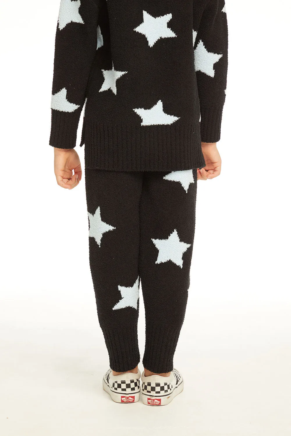 Ribbed Panel Licorice Star Legging sold by Chaser product image thumbnail 4