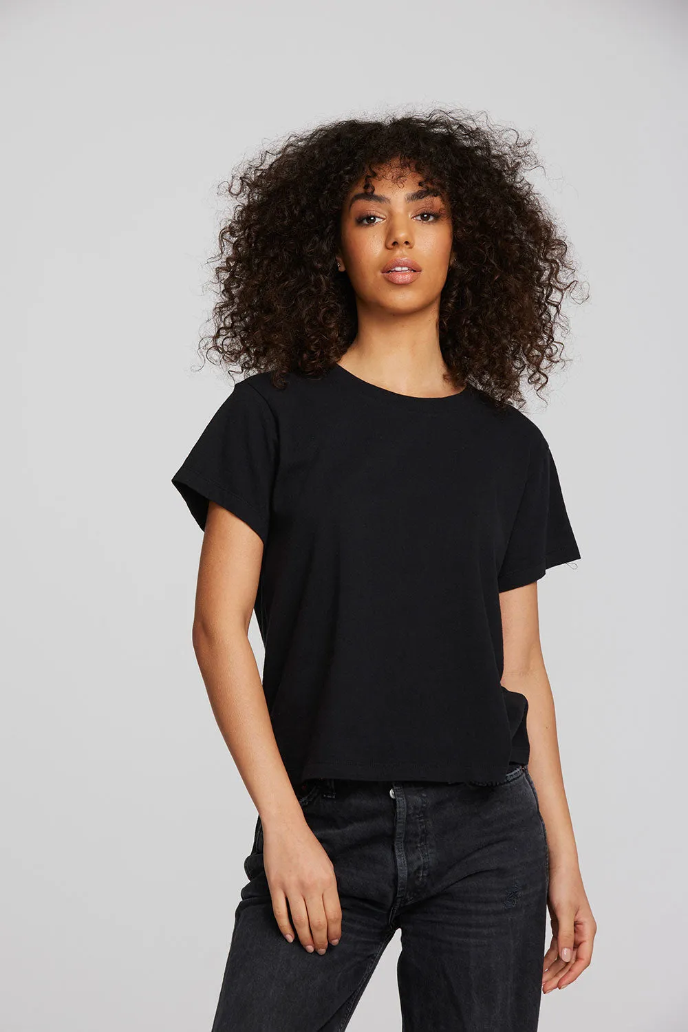 Coast Cotton Jersey Oversized Crew Neck Tee sold by Chaser product image thumbnail 3