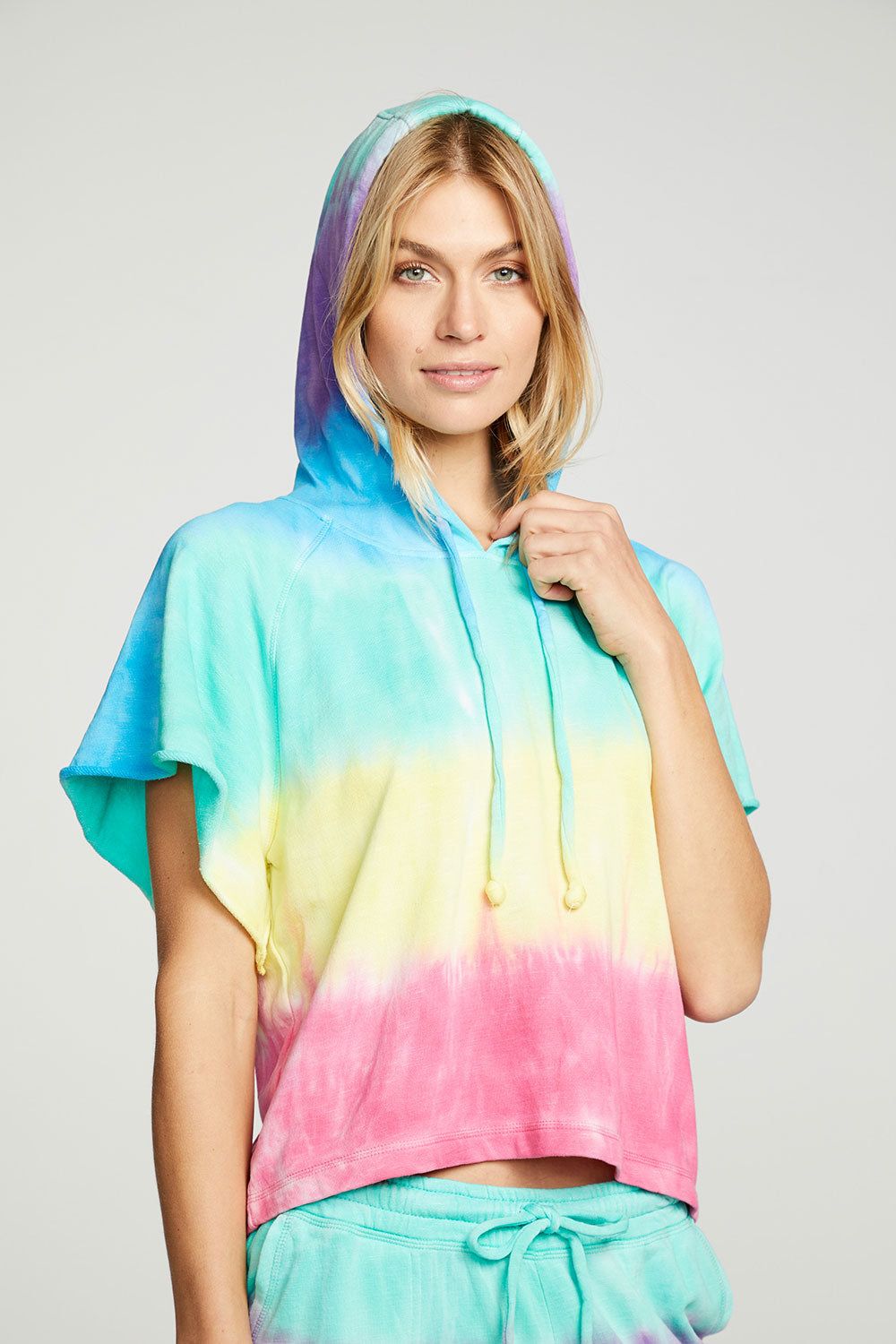 Slub French Terry Angel Sleeve Raglan Pullover Hoodie sold by Chaser product image thumbnail 2