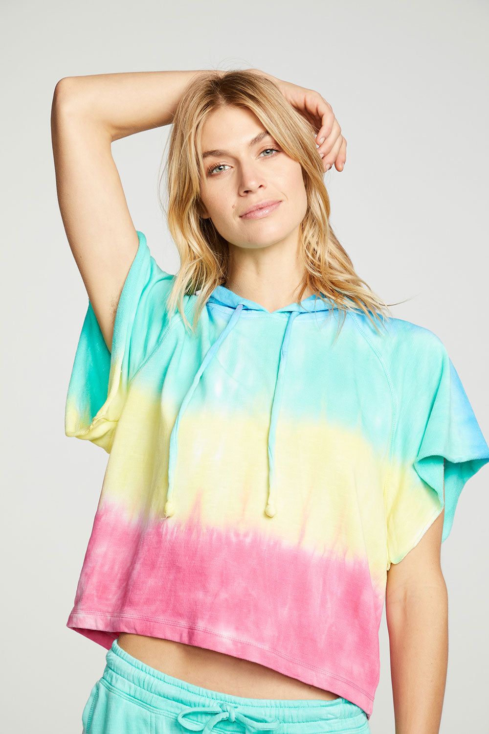 Slub French Terry Angel Sleeve Raglan Pullover Hoodie sold by Chaser