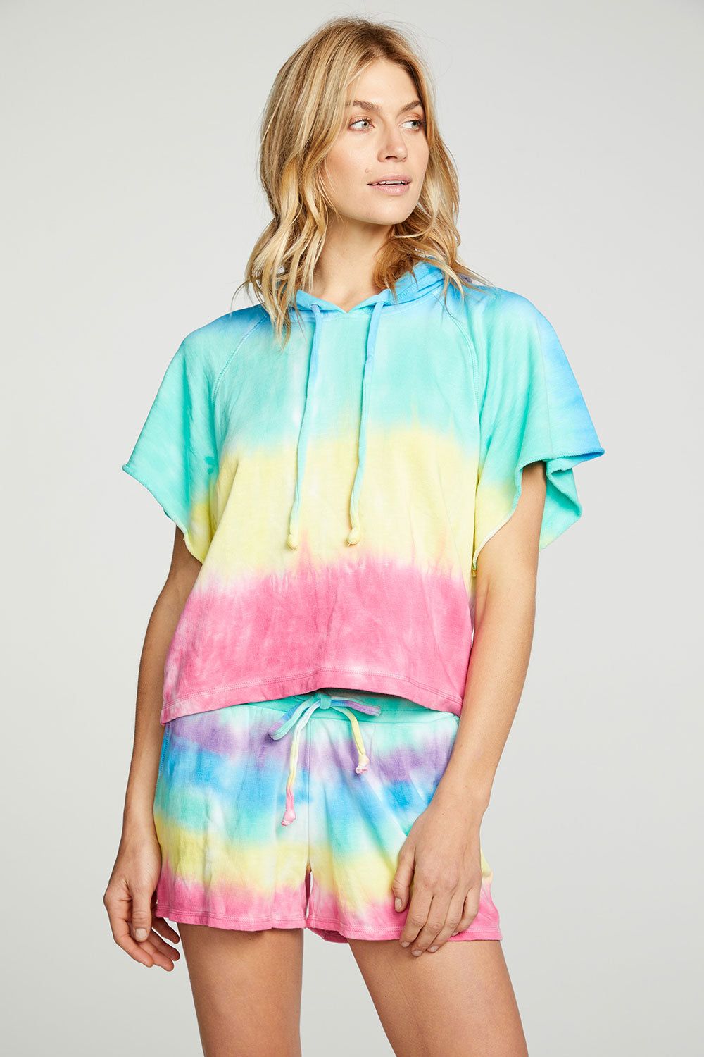 Slub French Terry Angel Sleeve Raglan Pullover Hoodie sold by Chaser product image thumbnail 4