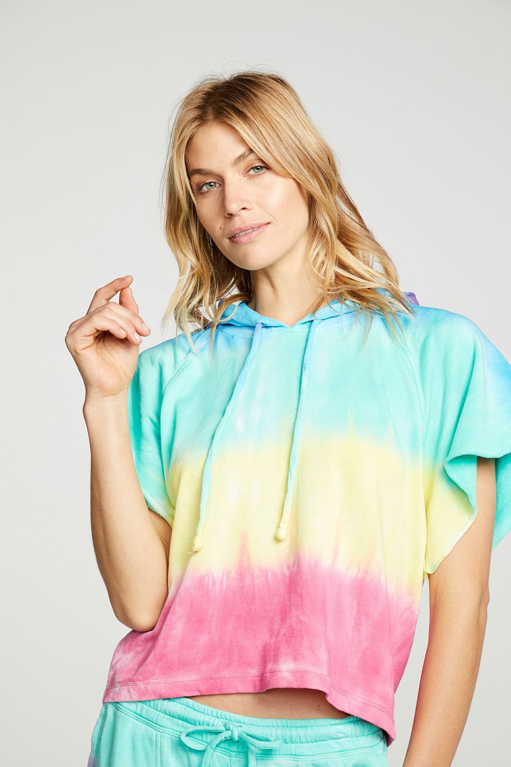 Slub French Terry Angel Sleeve Raglan Pullover Hoodie sold by Chaser product image thumbnail 5