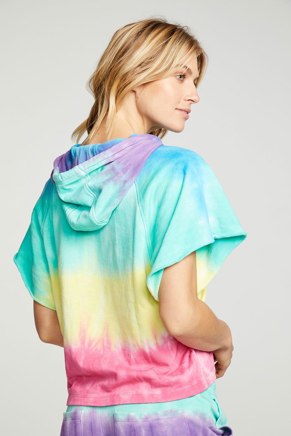 Slub French Terry Angel Sleeve Raglan Pullover Hoodie sold by Chaser product image thumbnail 3