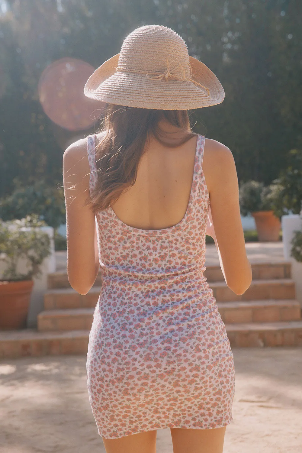 Serra Ditsy Rose Dress sold by Chaser product image thumbnail 2