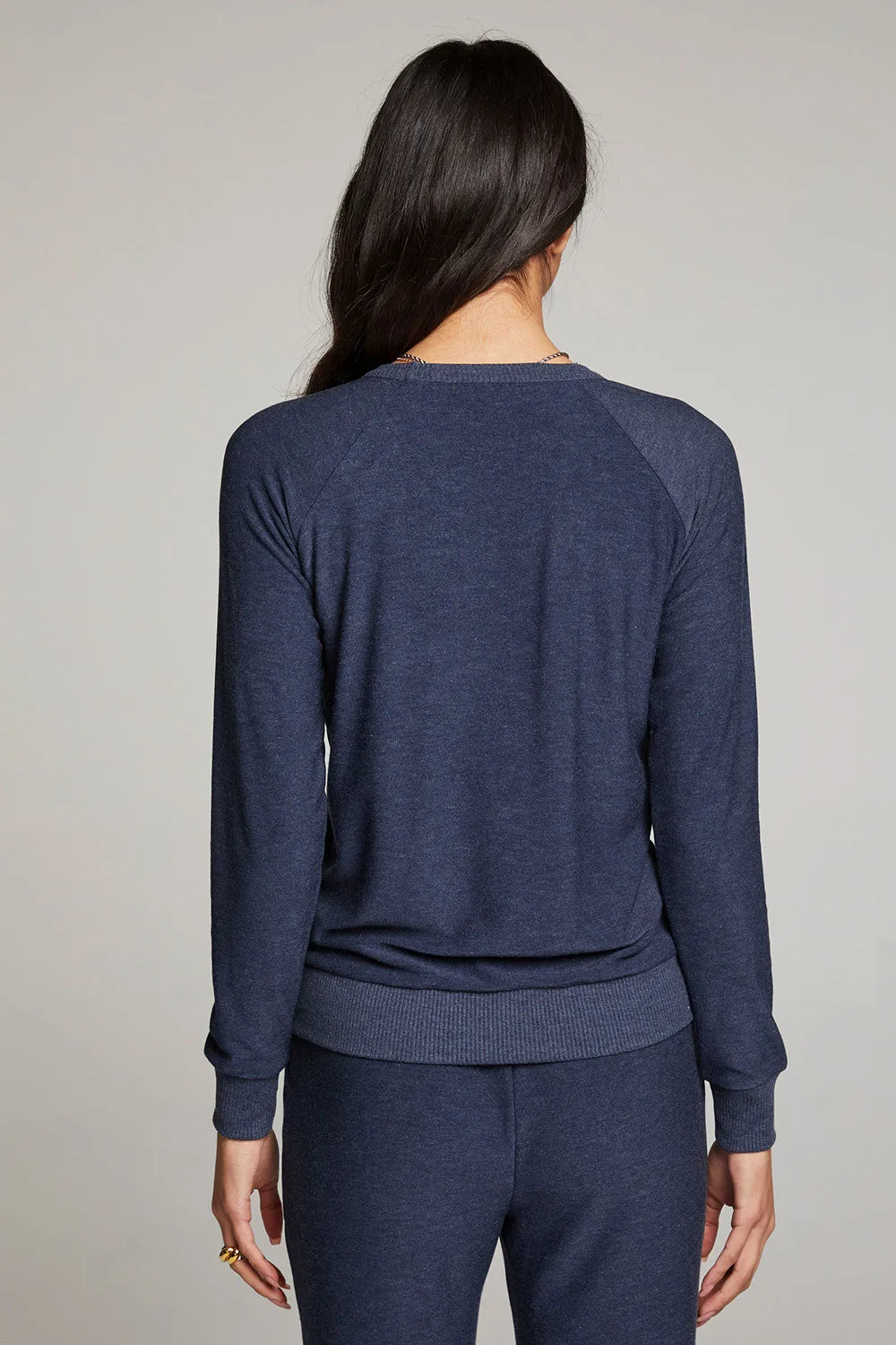 Canopy Long Sleeve Raglan Pullover sold by Chaser product image thumbnail 4