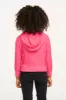 Puffy Flamingo Pink Cozy Knit Zip Up Hoodie sold by Chaser