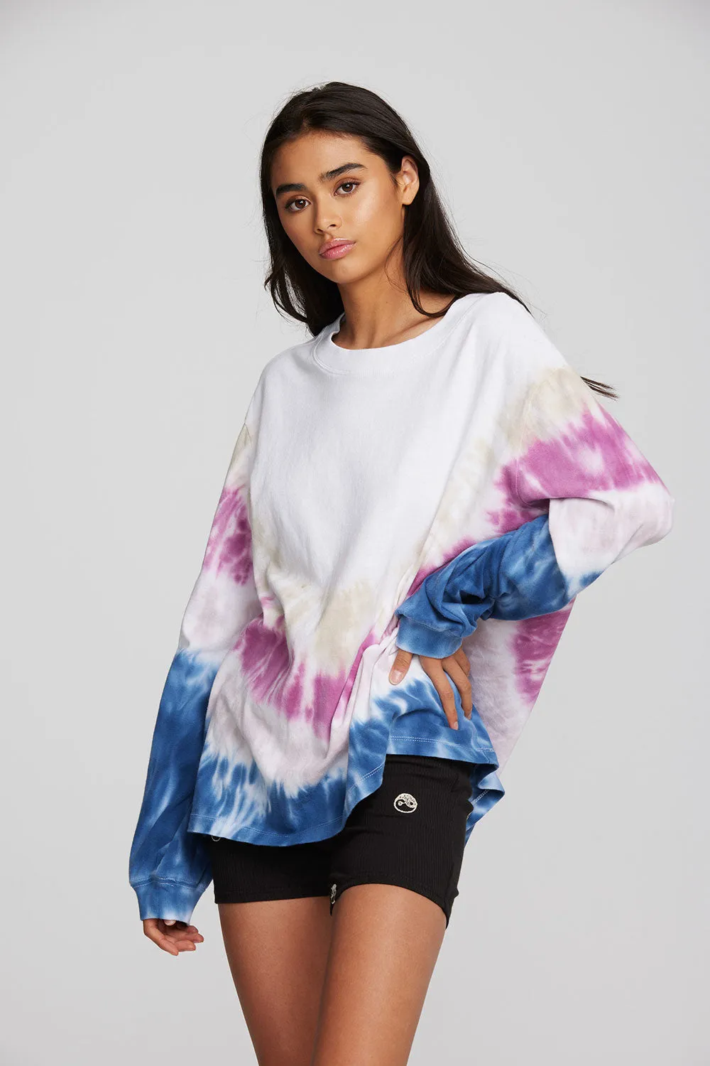 Coast Cotton Jersey Long Sleeve Tee with Blousant Sleeves And Rib sold by Chaser product image thumbnail 3