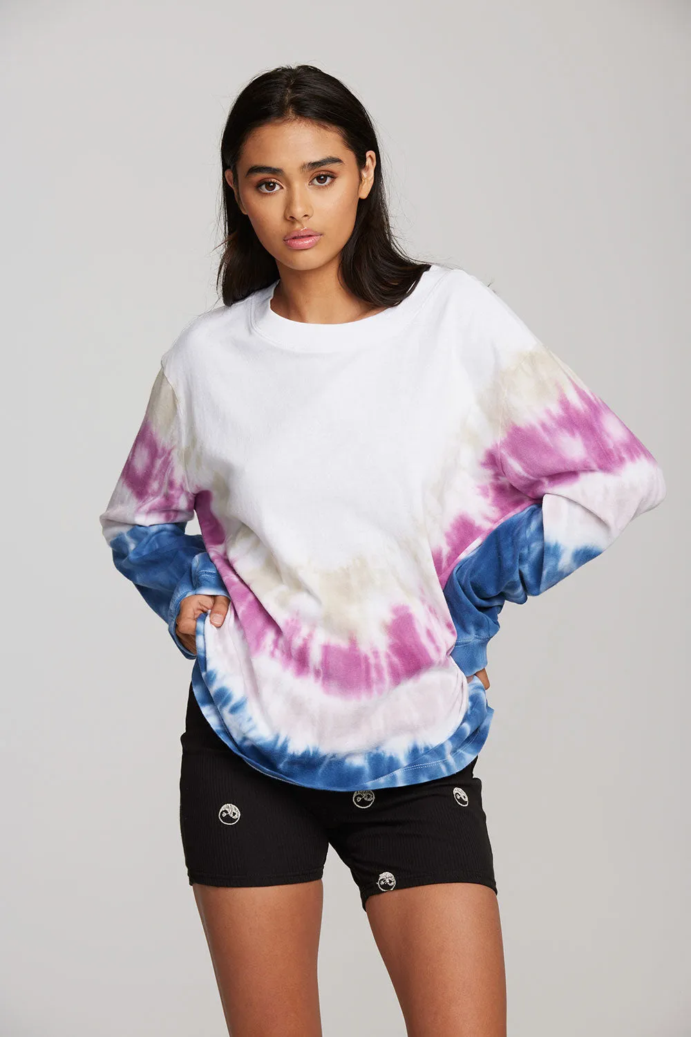 Coast Cotton Jersey Long Sleeve Tee with Blousant Sleeves And Rib sold by Chaser product image thumbnail 5