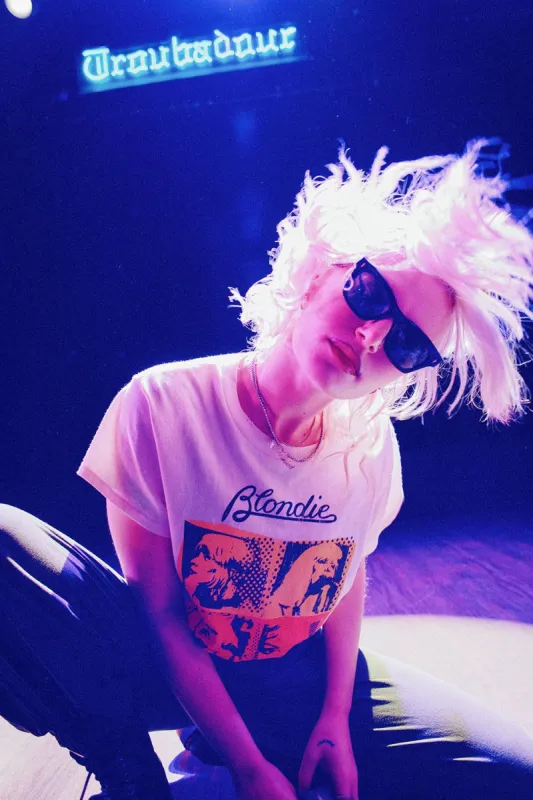 Blondie Retro Poster Tee sold by Chaser