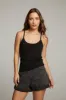 Emma Black Tank Top sold by Chaser