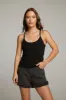 Emma Black Tank Top sold by Chaser