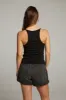 Emma Black Tank Top sold by Chaser