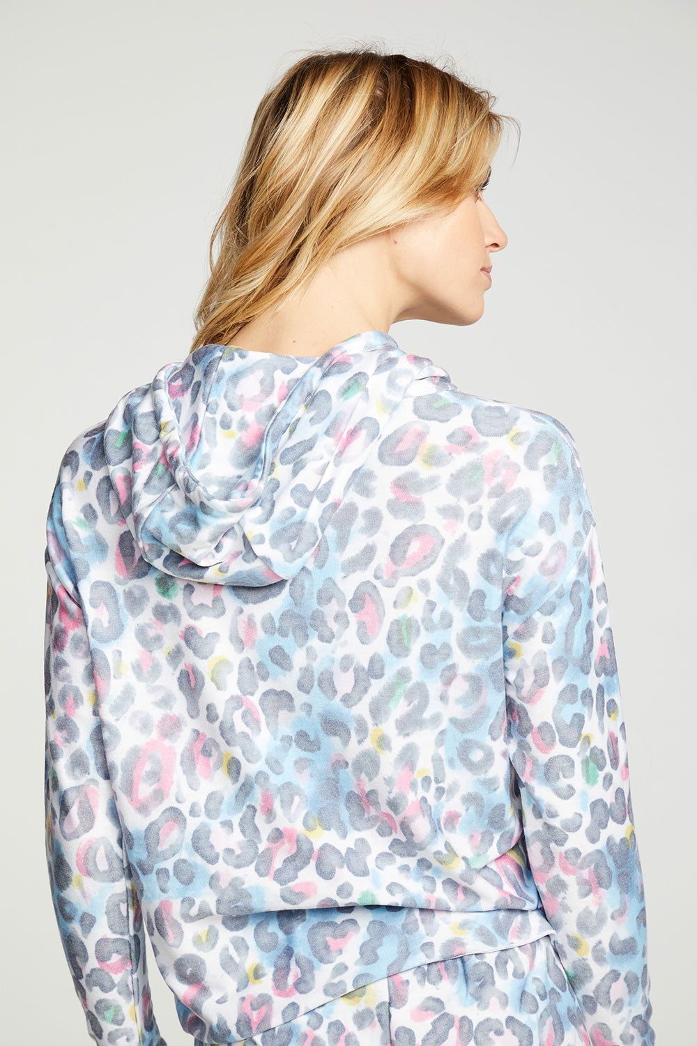 Painterly Leopard Hoodie sold by Chaser product image thumbnail 5