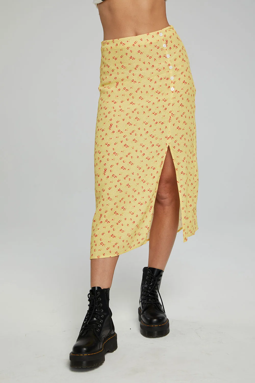 Belle Midi Skirt - Anise Flower sold by Chaser product image thumbnail 4