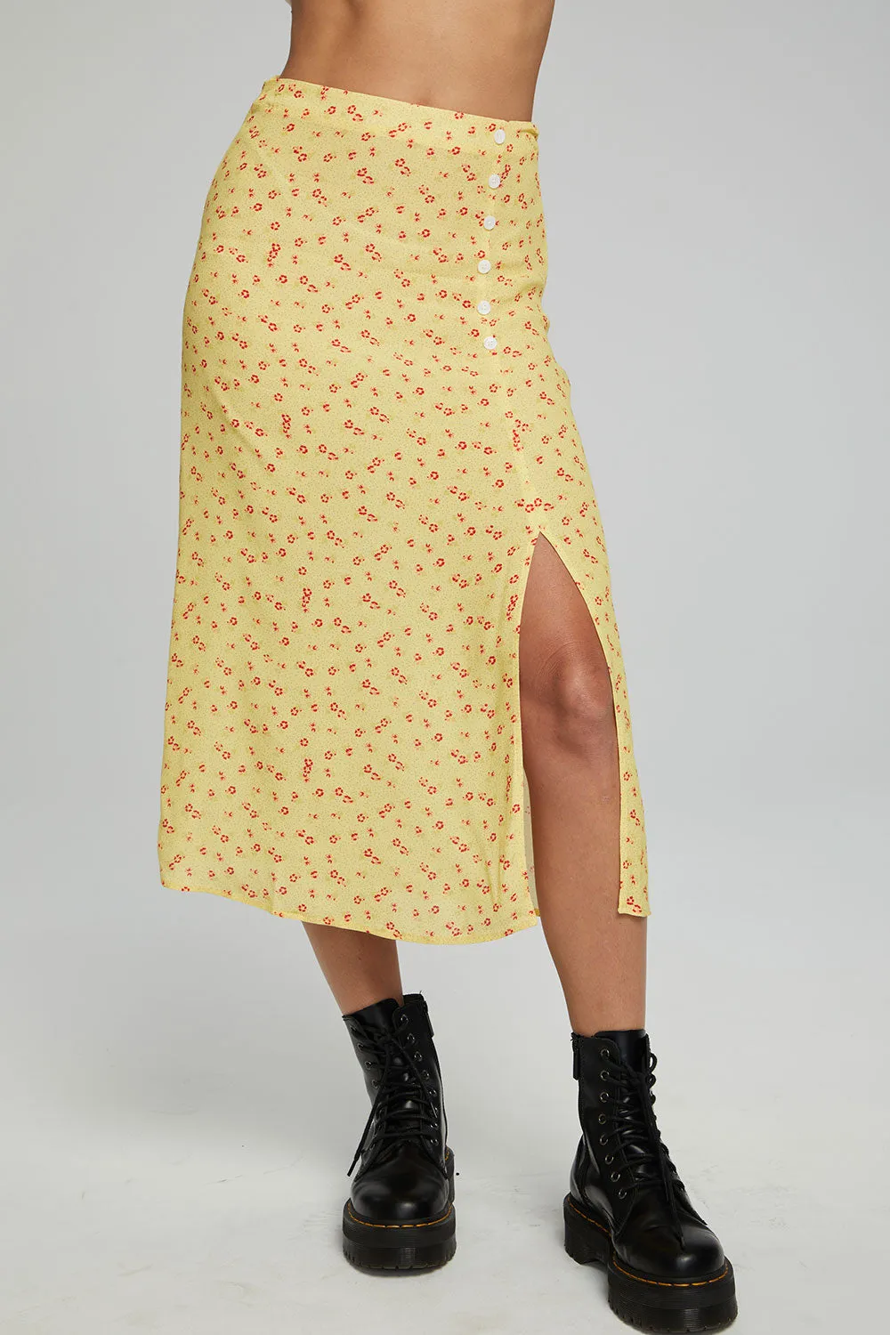 Belle Midi Skirt - Anise Flower sold by Chaser