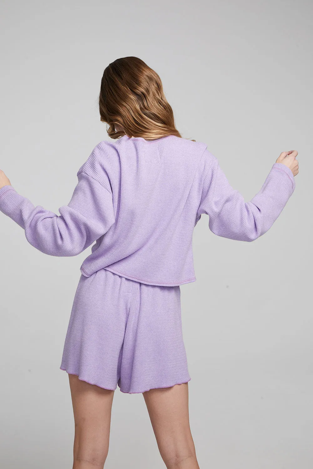 Briaa Digital Lavender Long Sleeve Tee sold by Chaser product image thumbnail 4