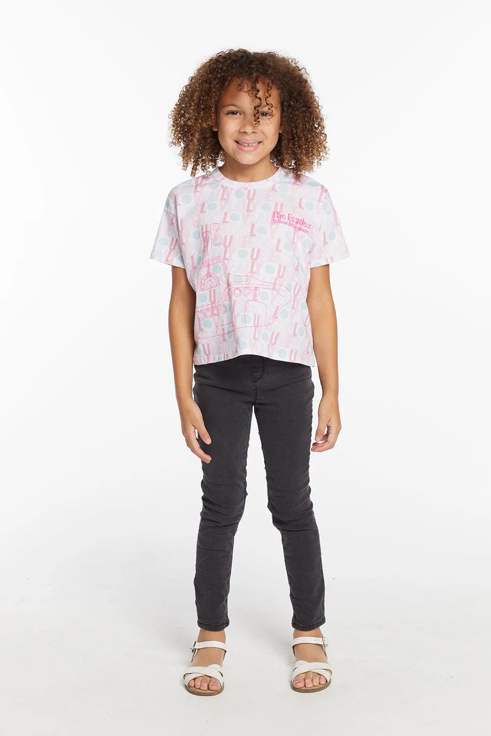 The Beatles All You Need Is Love Girls Tee sold by Chaser product image thumbnail 4