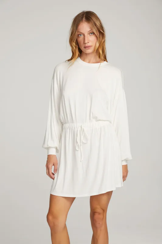 Saddle White Mini Dress sold by Chaser