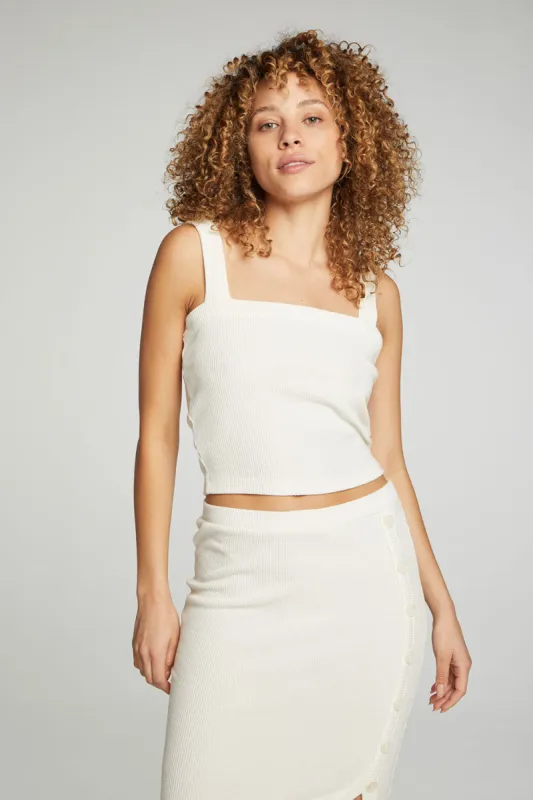 Cropped Cami Sweater Tank sold by Chaser