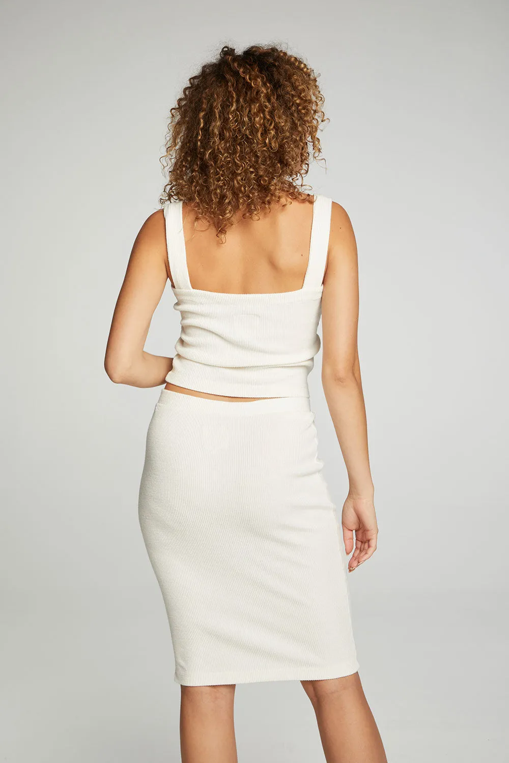 Cropped Cami Sweater Tank sold by Chaser product image thumbnail 3