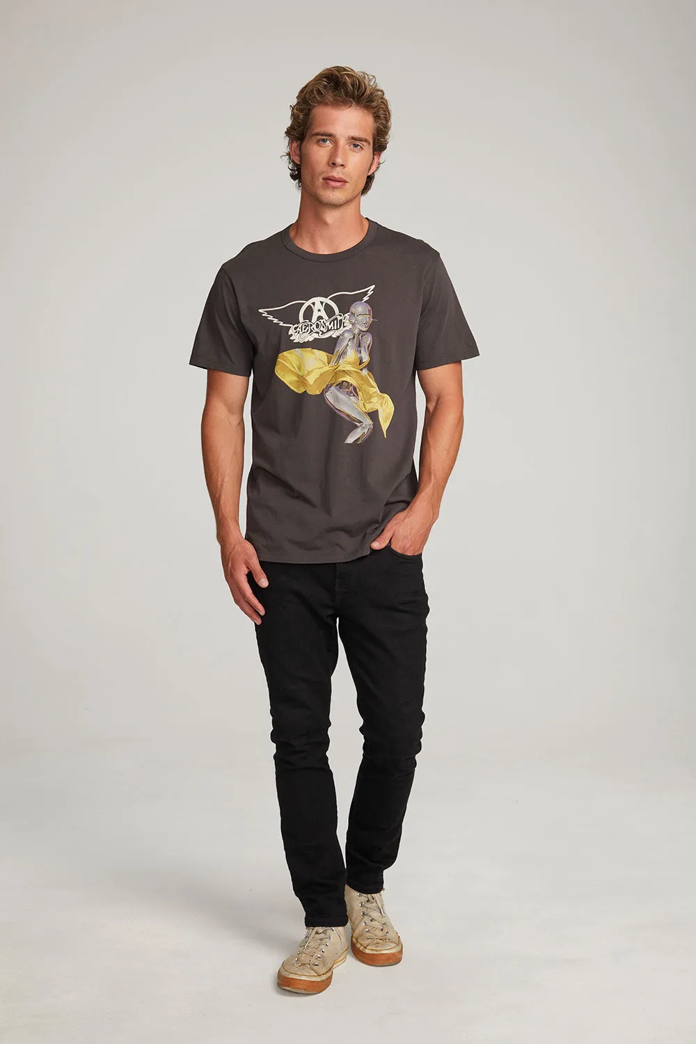 Aerosmith Just Push Play Mens Tee sold by Chaser product image thumbnail 5
