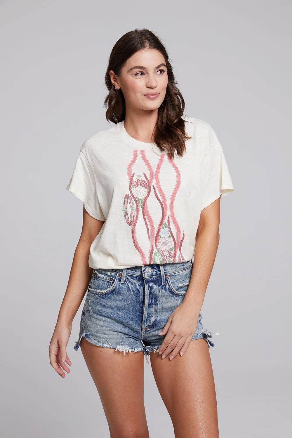 Vintage Wallpaper Crew Neck Tee sold by Chaser product image thumbnail 2