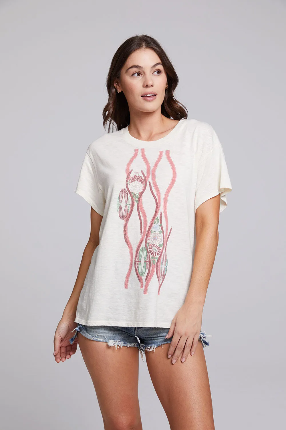 Vintage Wallpaper Crew Neck Tee sold by Chaser product image thumbnail 4