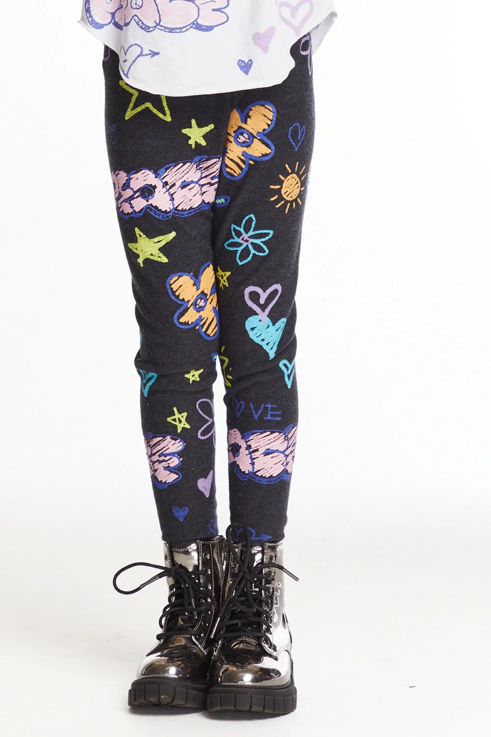 Peace & Love Girls Cozy Knit Classic Legging sold by Chaser