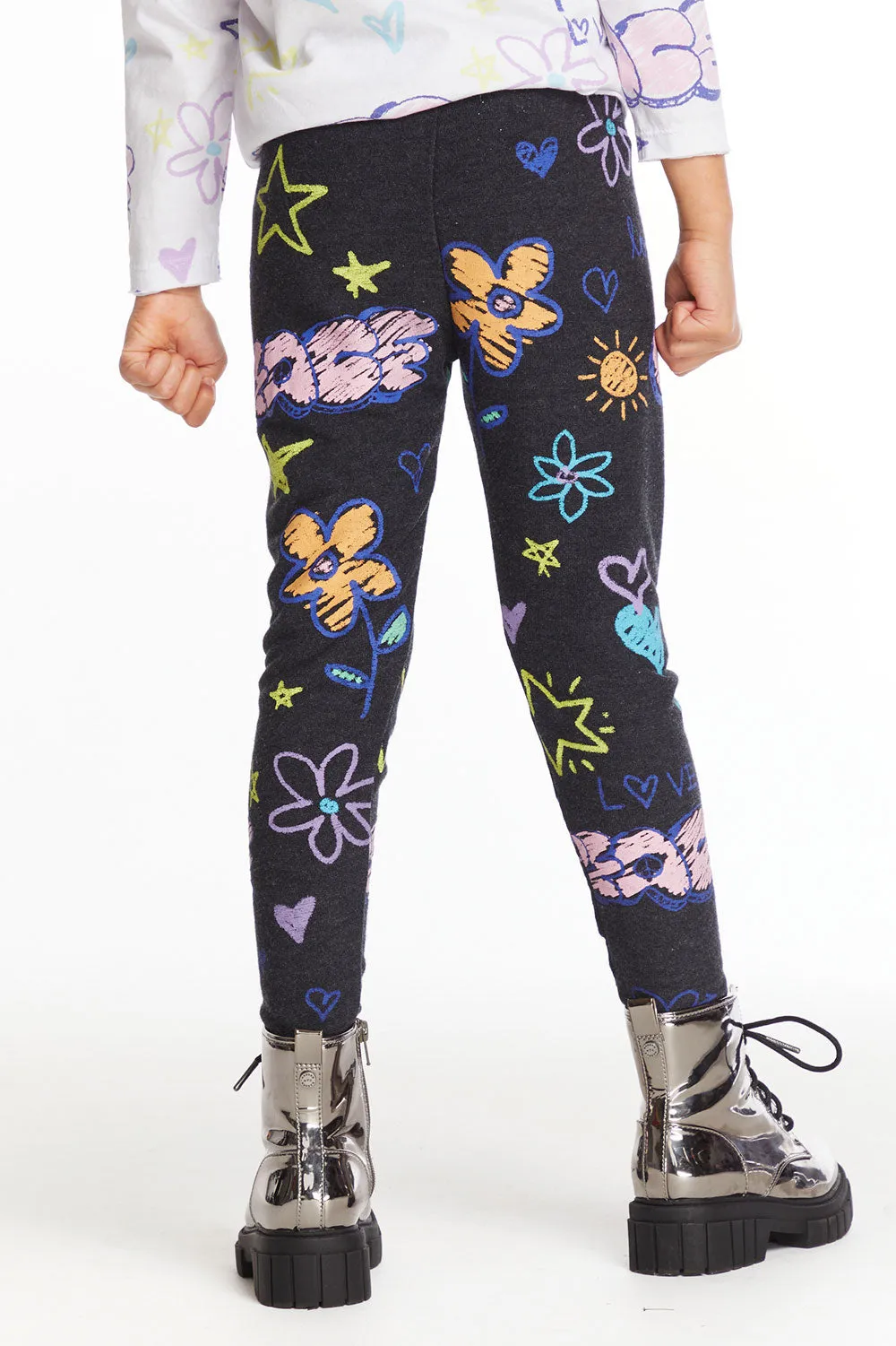 Peace & Love Girls Cozy Knit Classic Legging sold by Chaser product image thumbnail 4