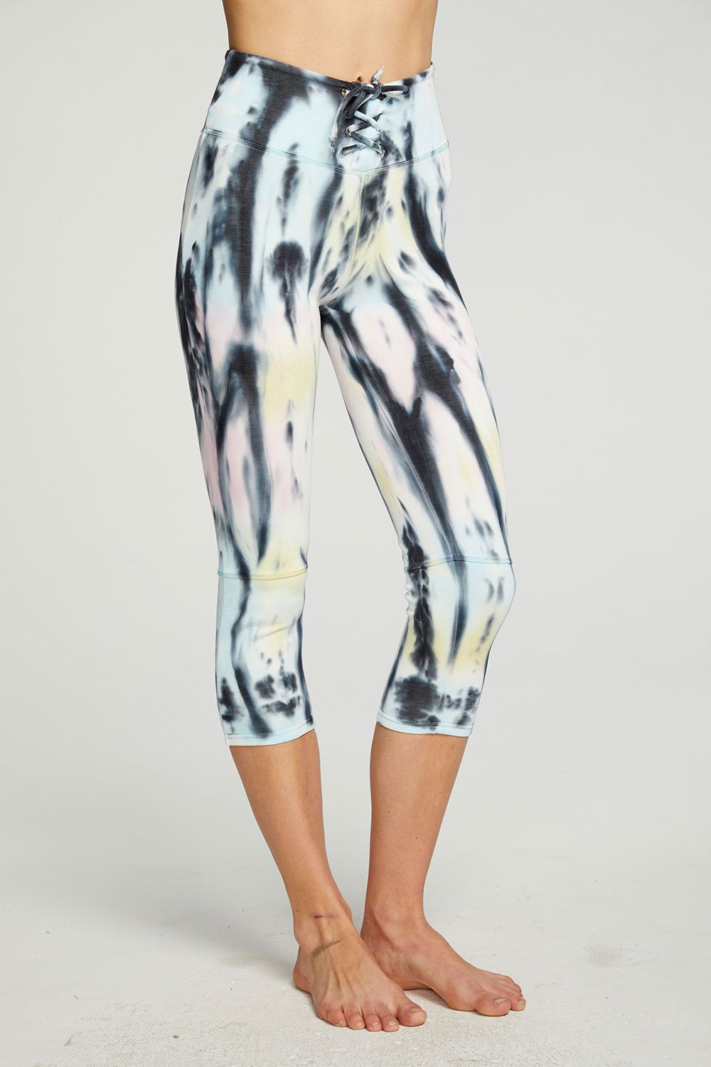 Lounge Knit Lace-up Cropped Legging sold by Chaser product image thumbnail 3