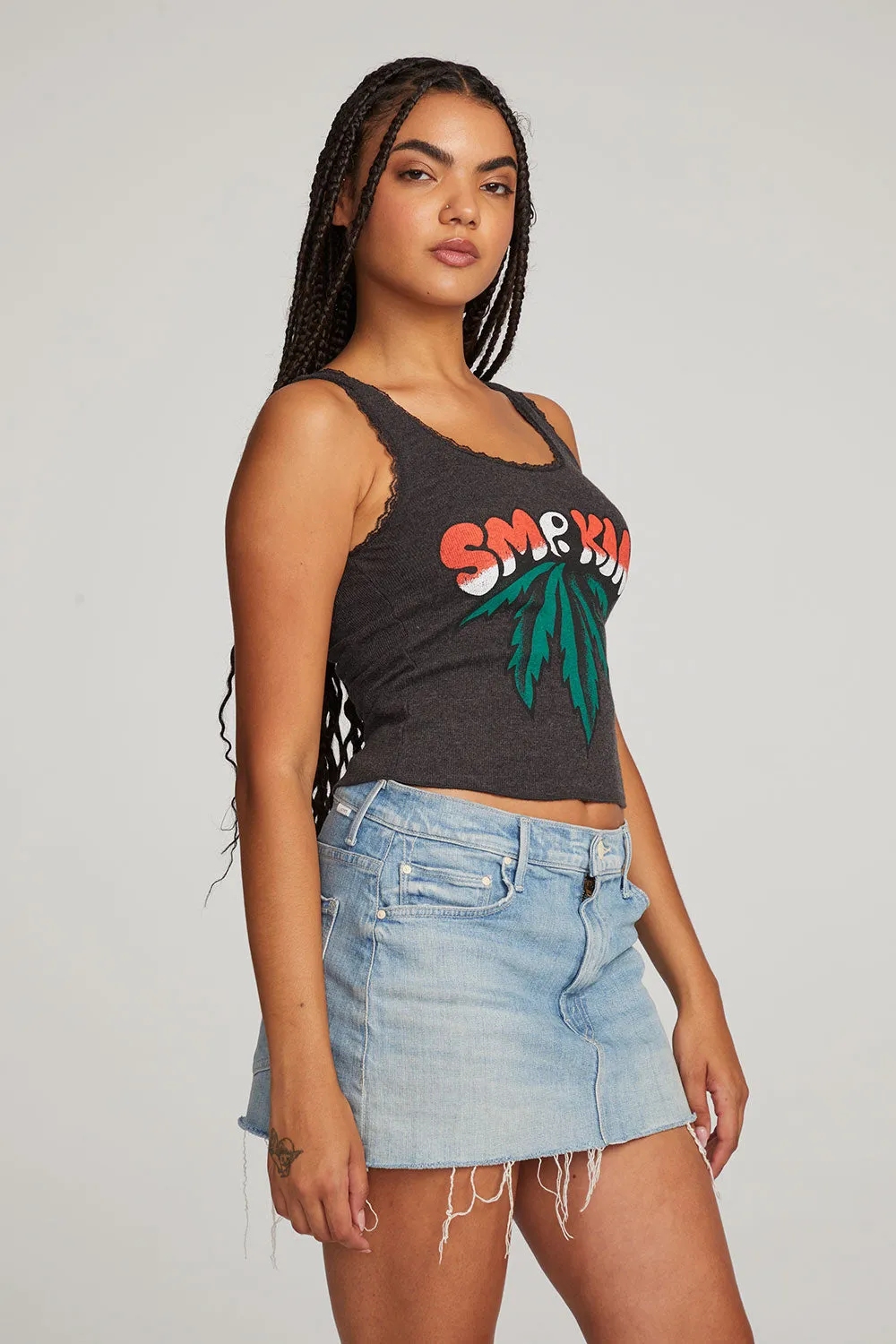 Smokin' Tank Top sold by Chaser product image thumbnail 2