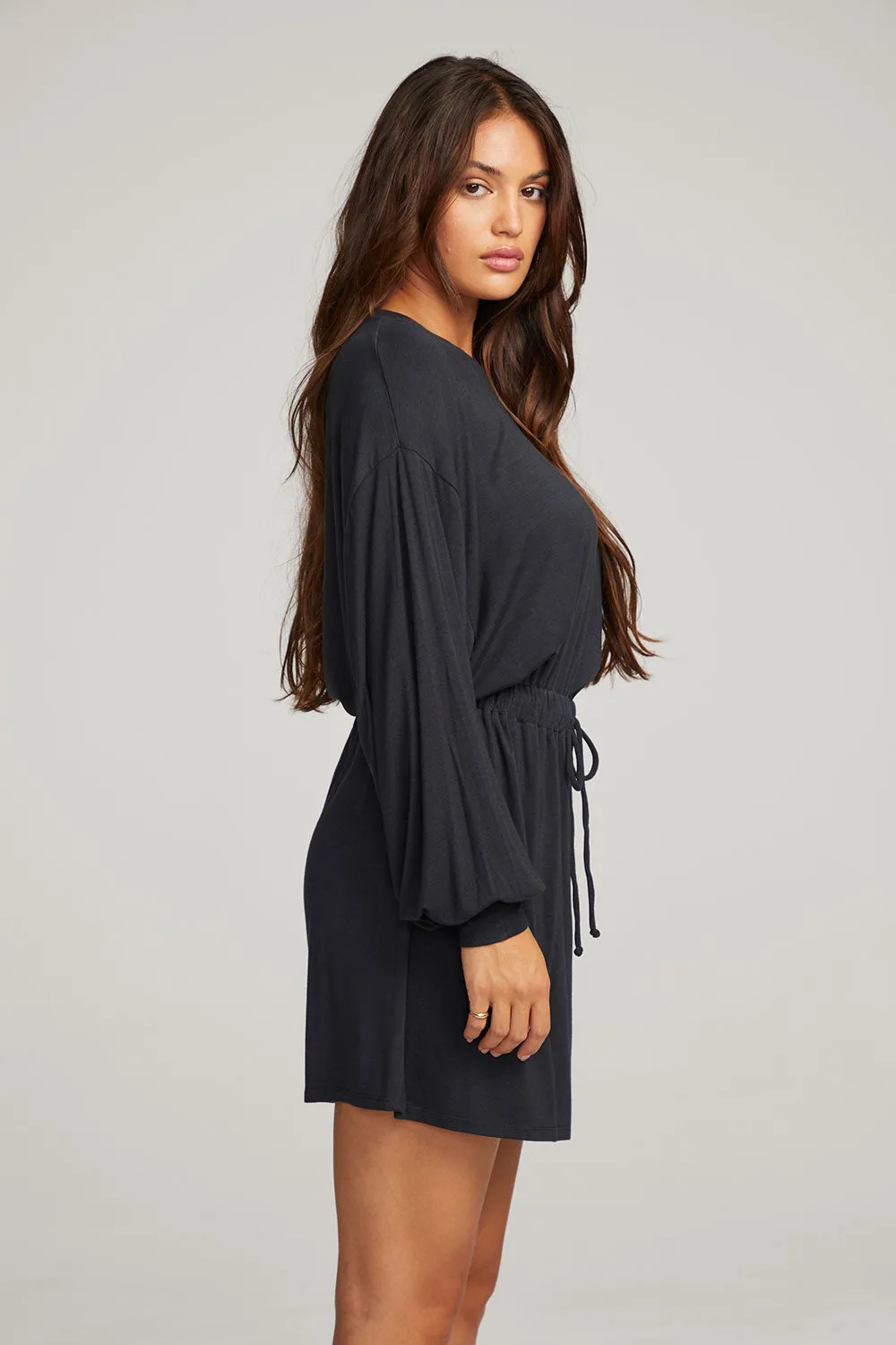 Saddle Licorice Mini Dress sold by Chaser product image thumbnail 2