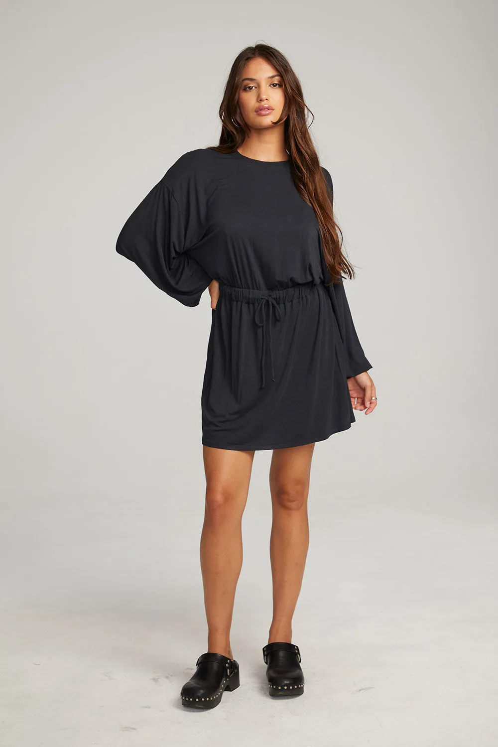 Saddle Licorice Mini Dress sold by Chaser product image thumbnail 5