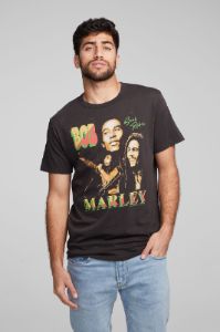 Bob Marley Collage Crew Neck Tee sold by Chaser