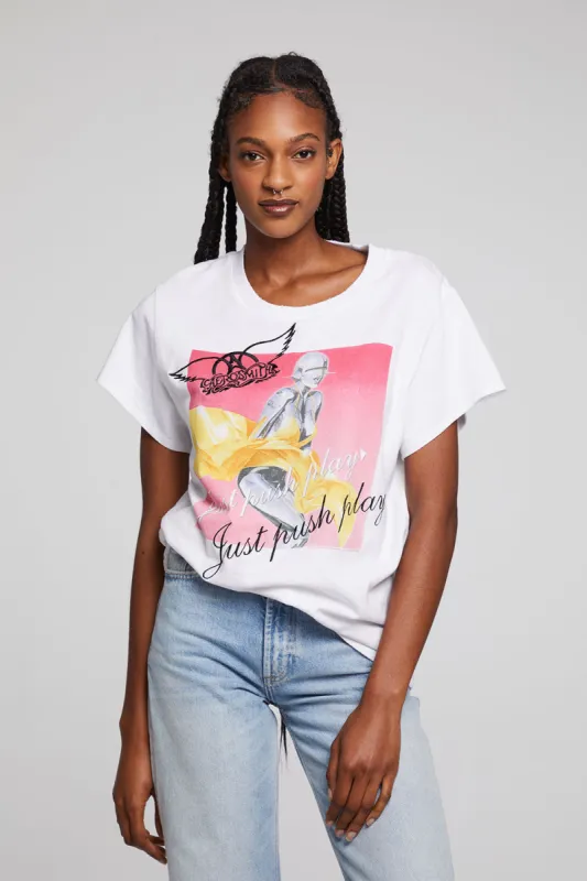 Aerosmith Just Push Play Tee sold by Chaser