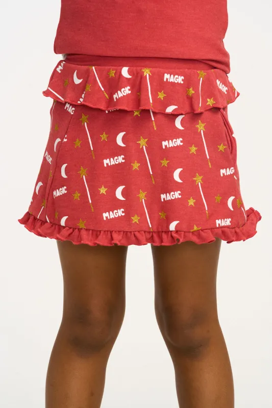 Allover Magic Ruffle Skort sold by Chaser