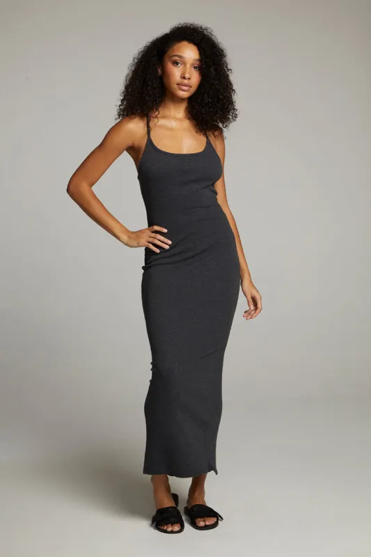 Emma Black Maxi Dress sold by Chaser