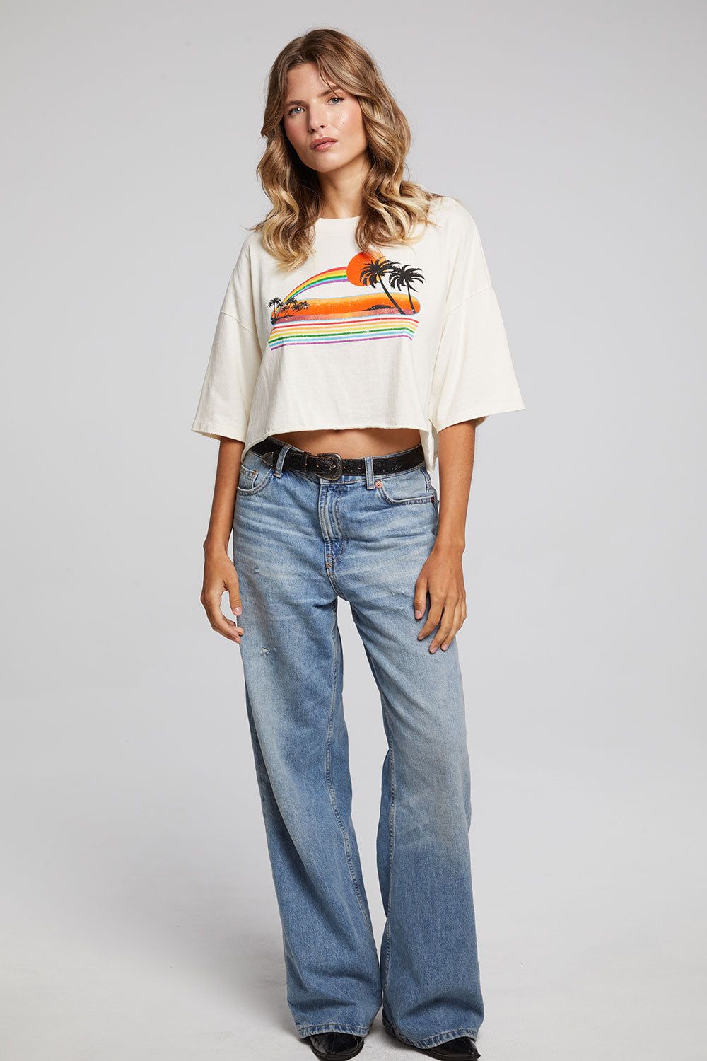 California Rainbow Tee sold by Chaser product image thumbnail 5