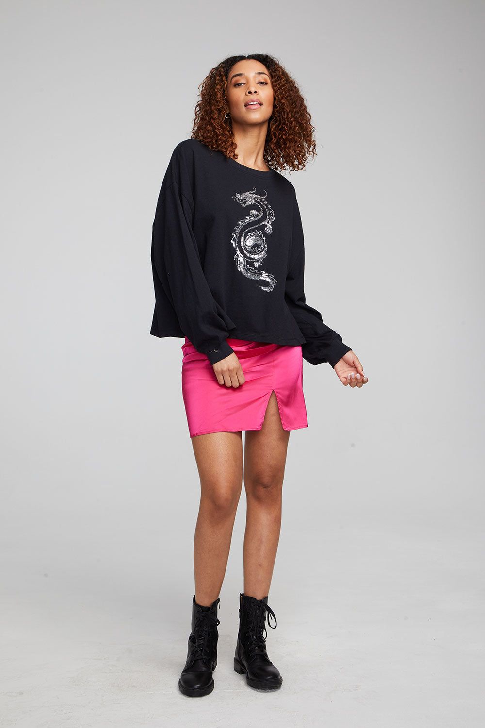 Dragon Long Sleeve Tee sold by Chaser product image thumbnail 5