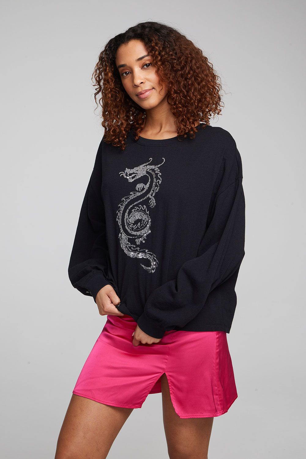 Dragon Long Sleeve Tee sold by Chaser product image thumbnail 3