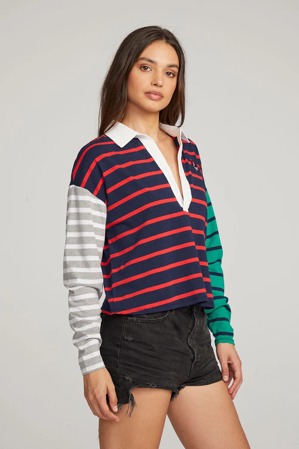 Grateful Dead Stealie Rugby Shirt sold by Chaser product image thumbnail 3
