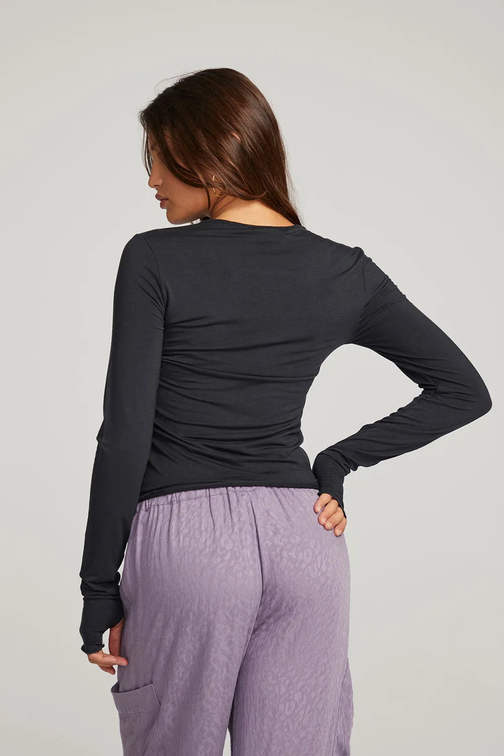 Moonlight Licorice Long Sleeve sold by Chaser product image thumbnail 3