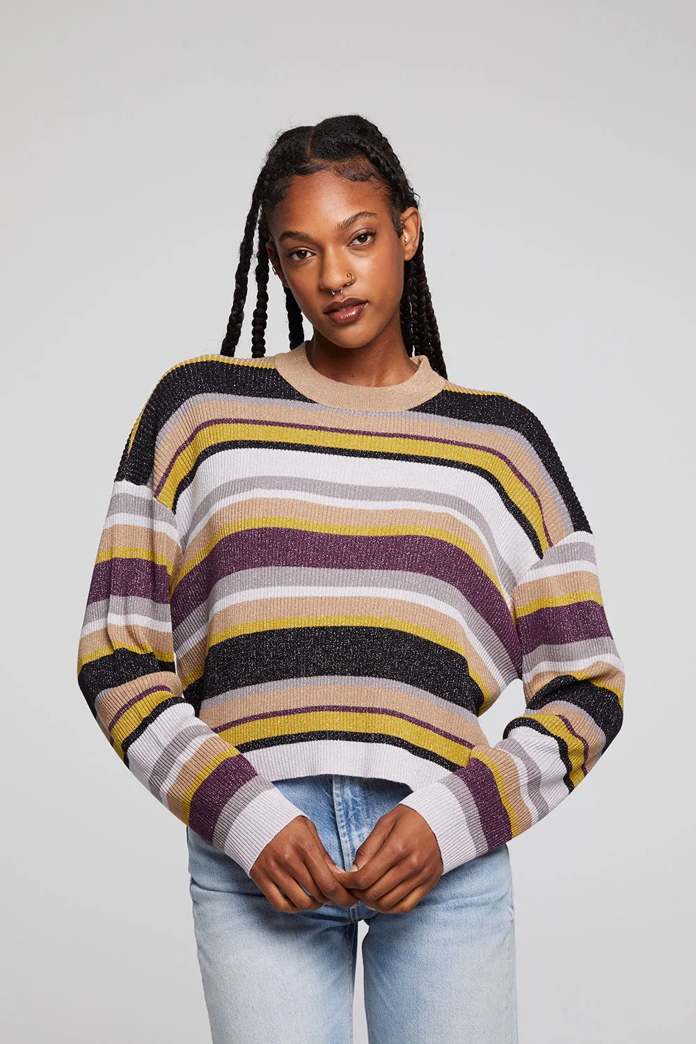 Ramonee Haight Street Stripe Pullover sold by Chaser product image thumbnail 5