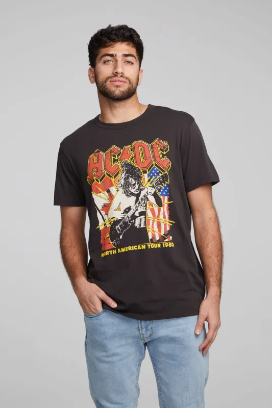 AC/DC North American Tour Crew Neck Tee sold by Chaser
