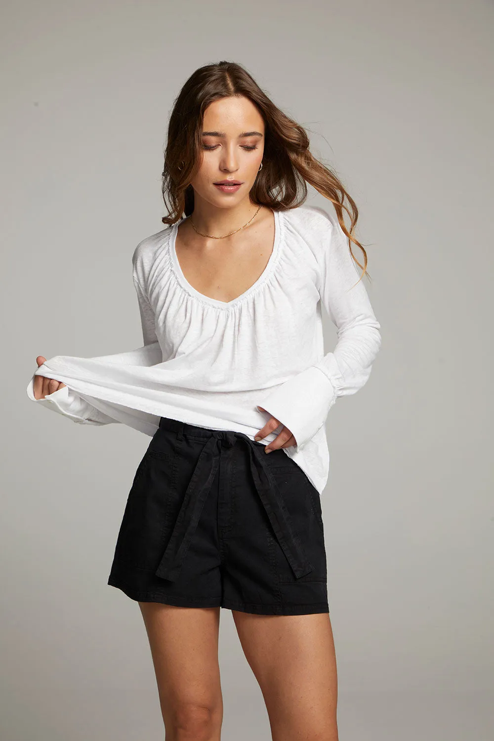 Warren White Blouse sold by Chaser product image thumbnail 2