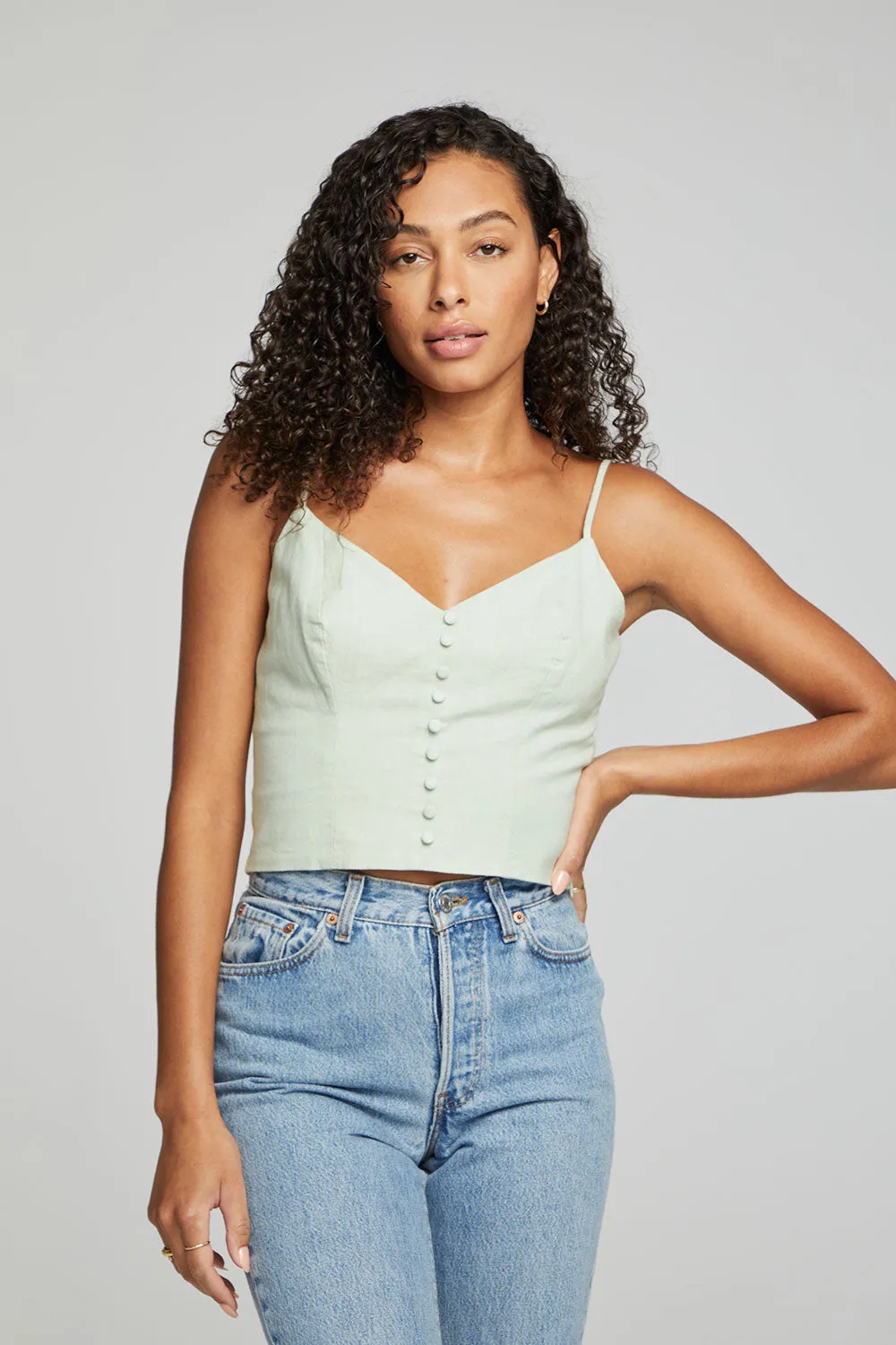 Cara Tank Top - Sage sold by Chaser